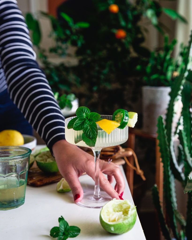 Jalapeño Mango Lime Gimlet