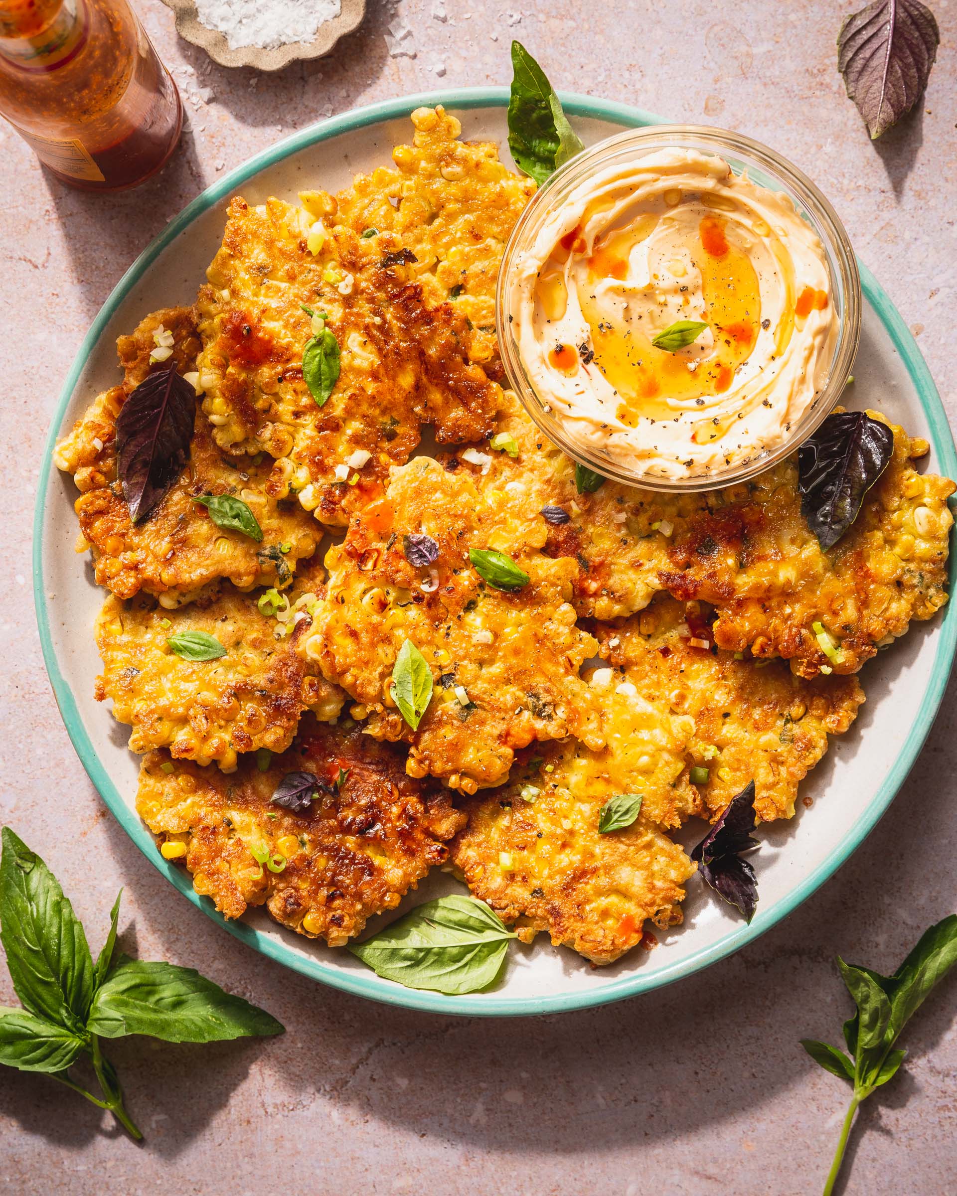 Corn Fritters With Whipped Hot Honey Butter Vegetarian Ventures