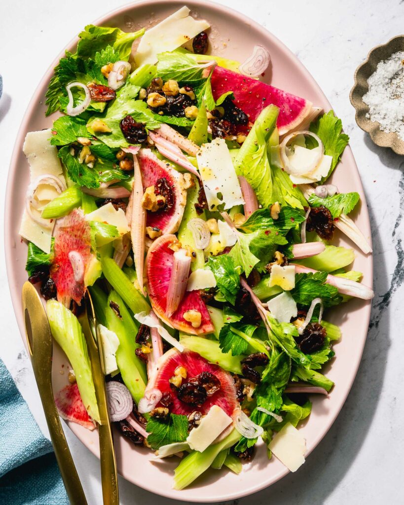 close up of Celery Salad