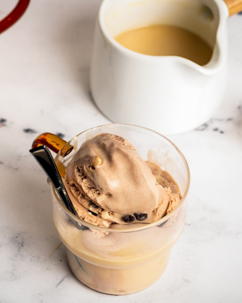 Hot Buttered Rum Affogato