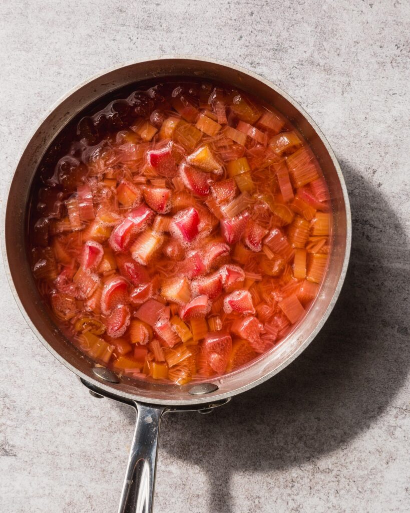 rhubarb simple syrup