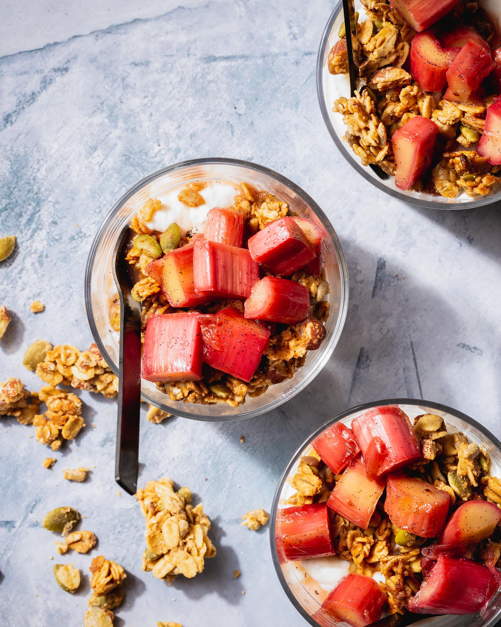 clumpy granola bowl