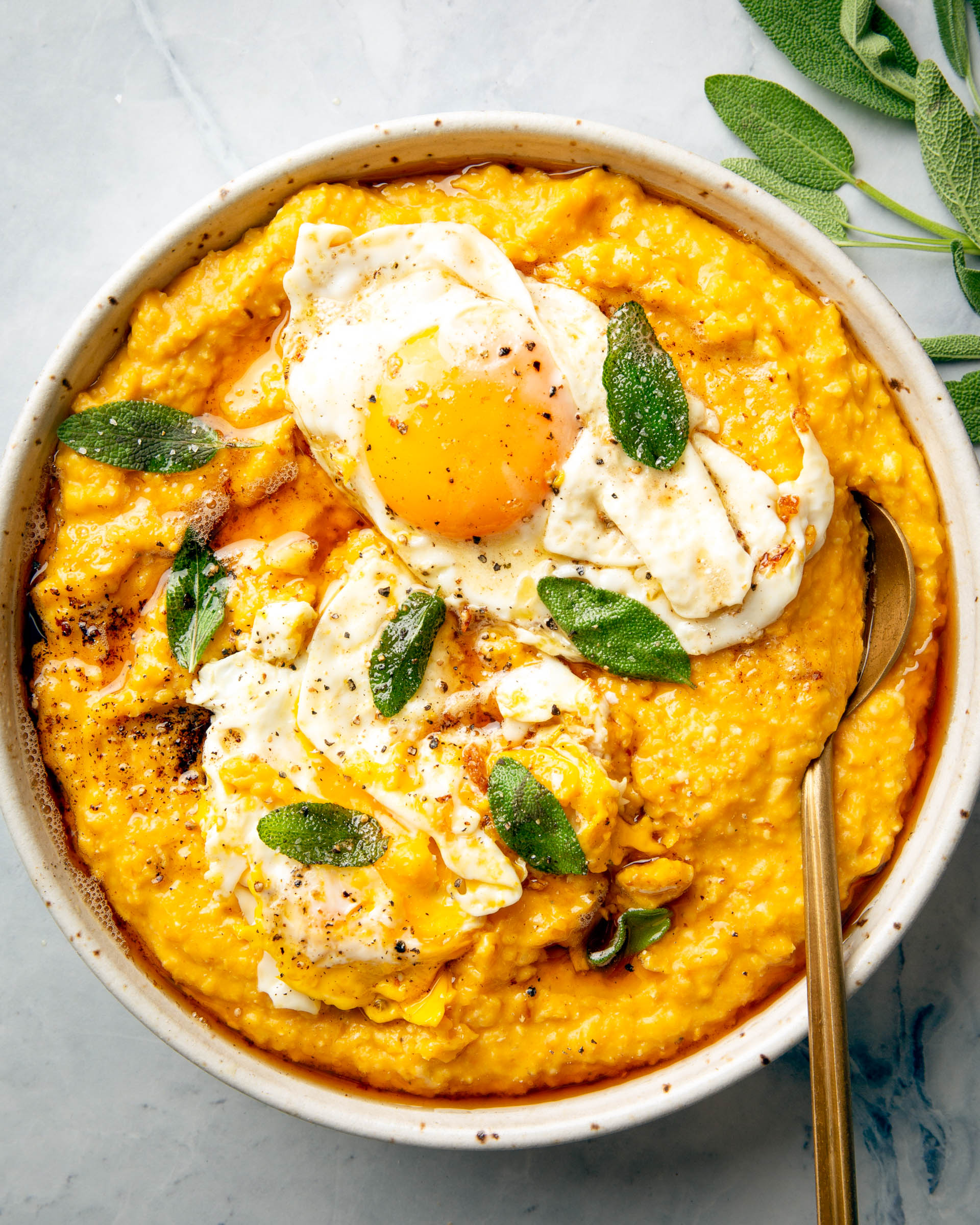 Pumpkin Mascarpone Polenta