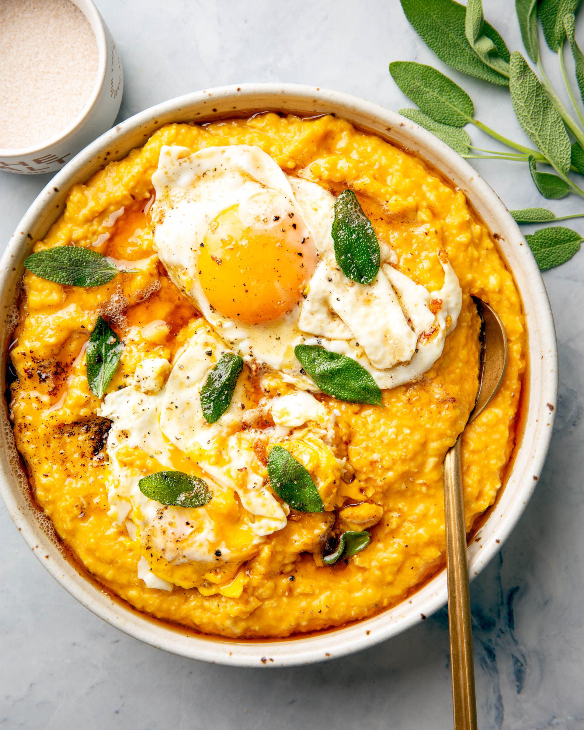 Pumpkin Mascarpone Polenta