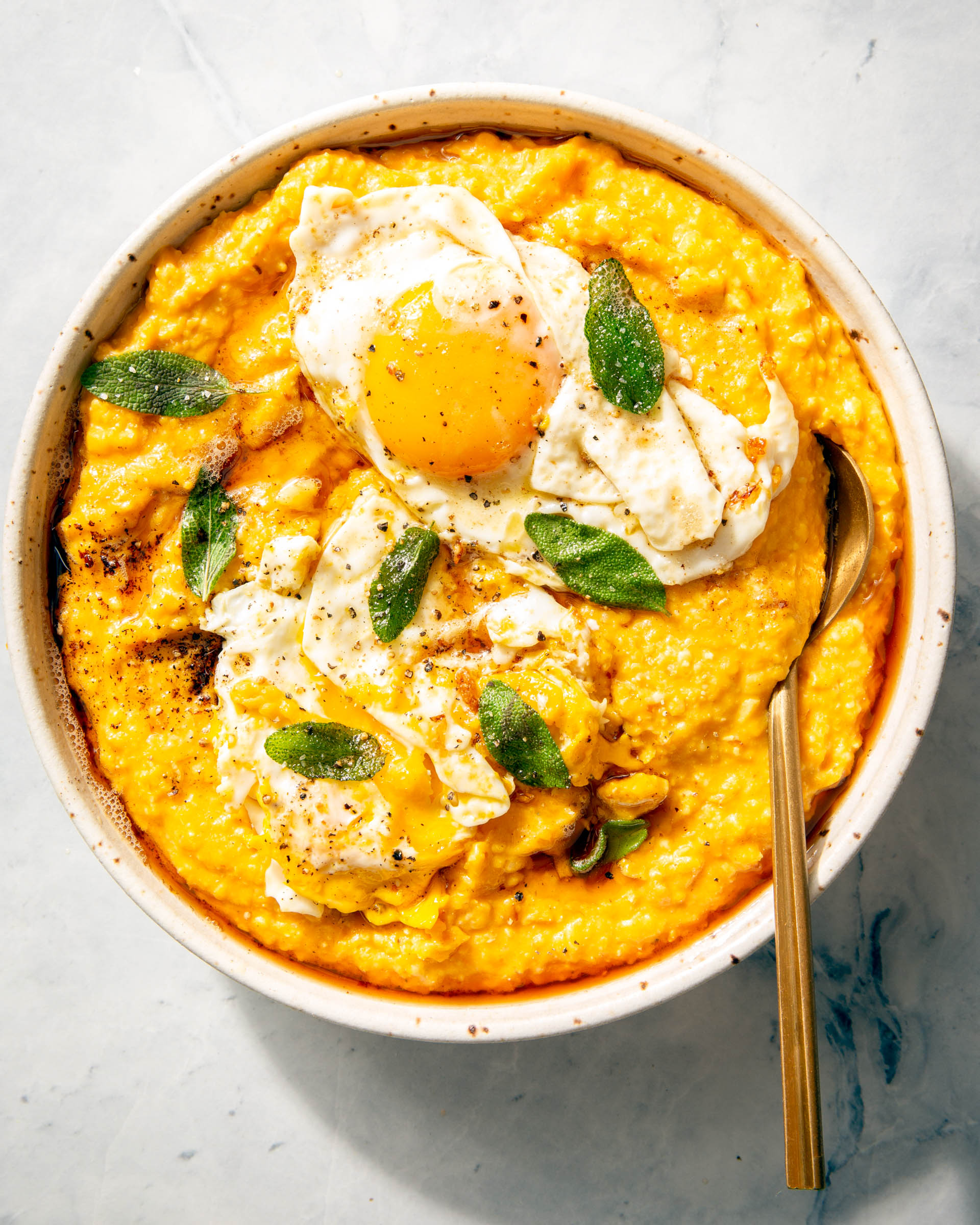 Pumpkin Mascarpone Polenta