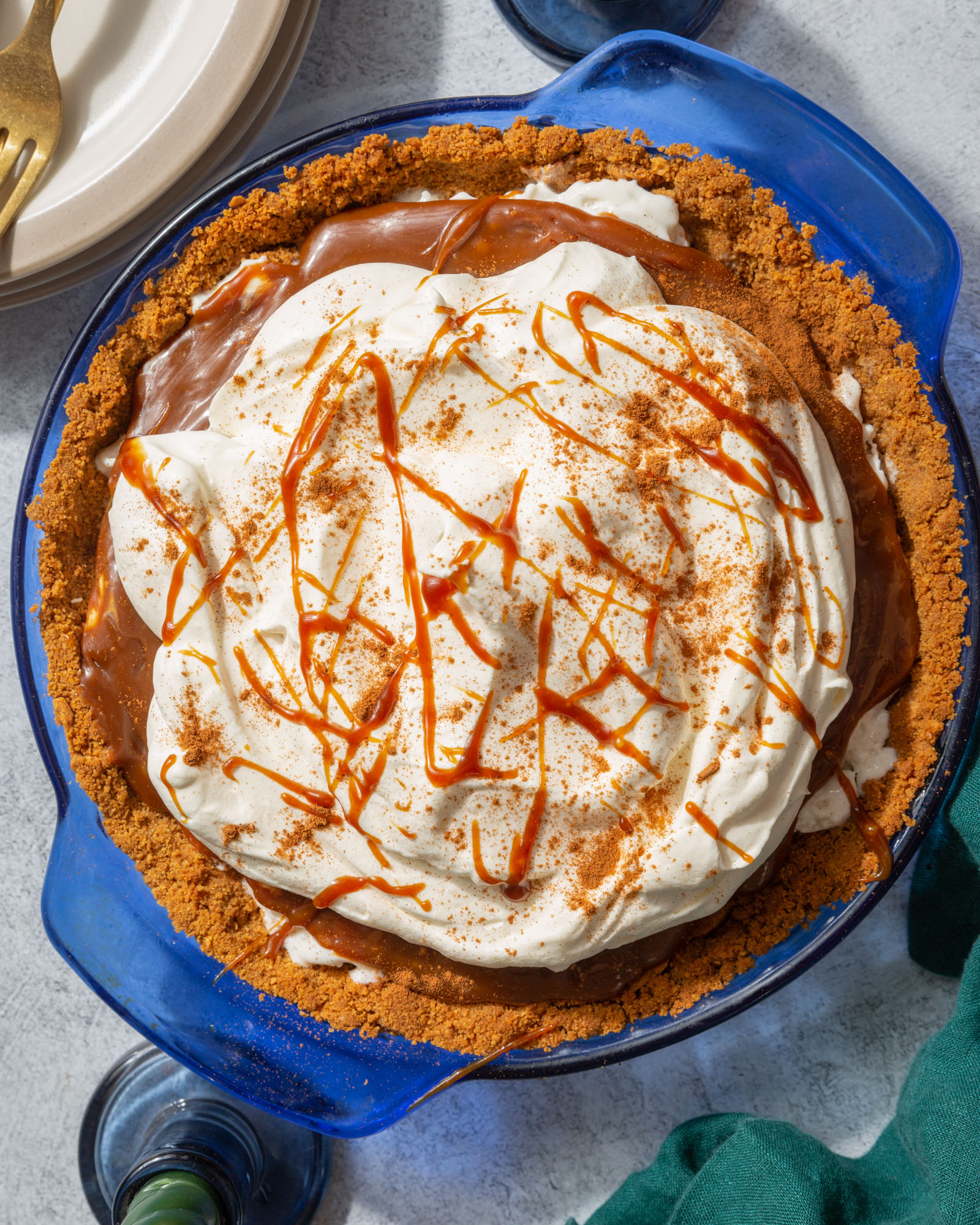 Buttered Rum Ice Cream Pie