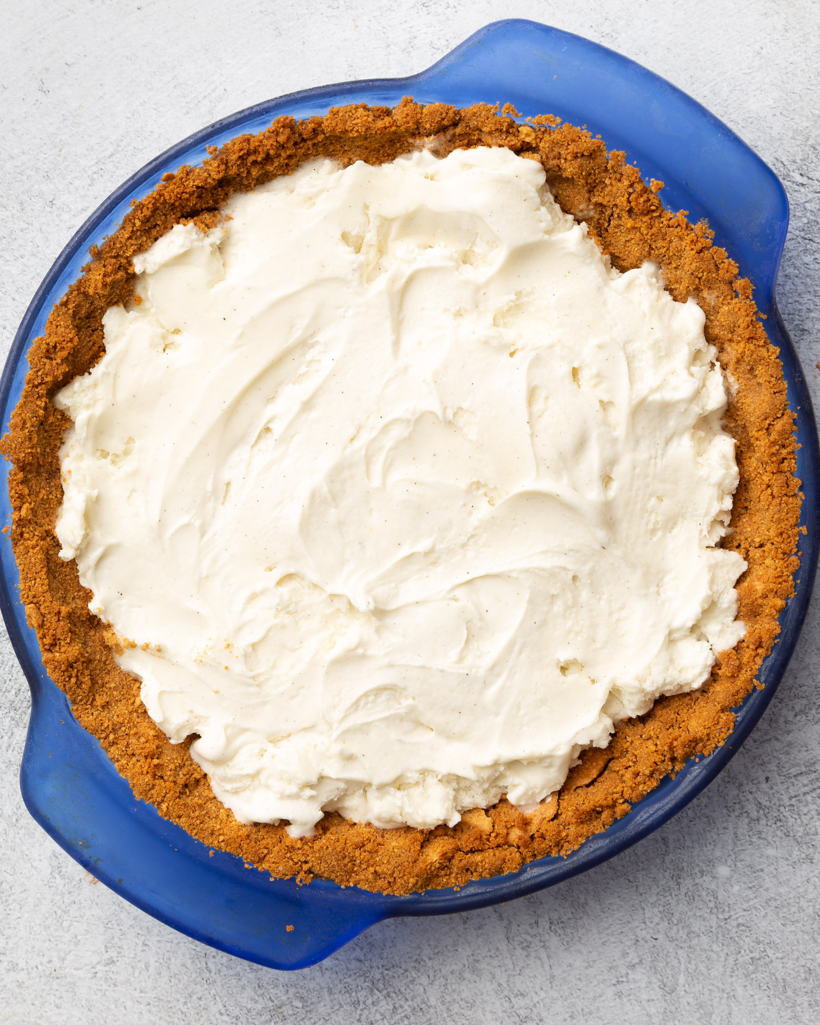 ice cream and pie crust