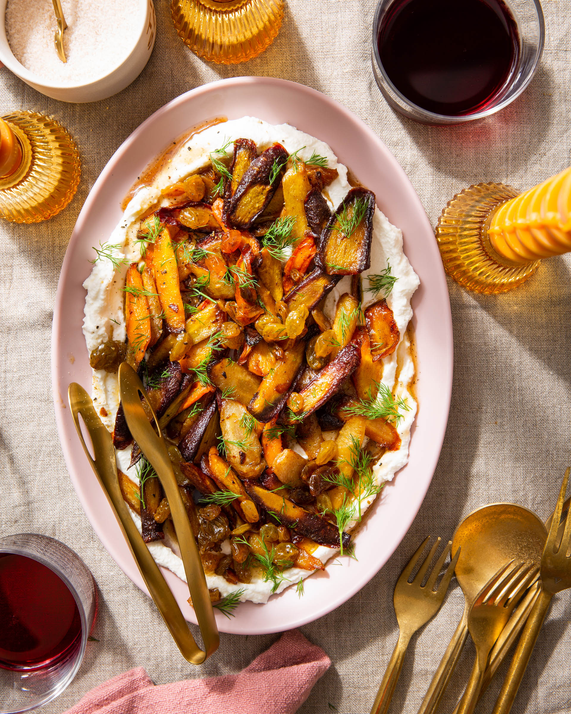 Caramelized Carrots with Brown Butter & Ricotta