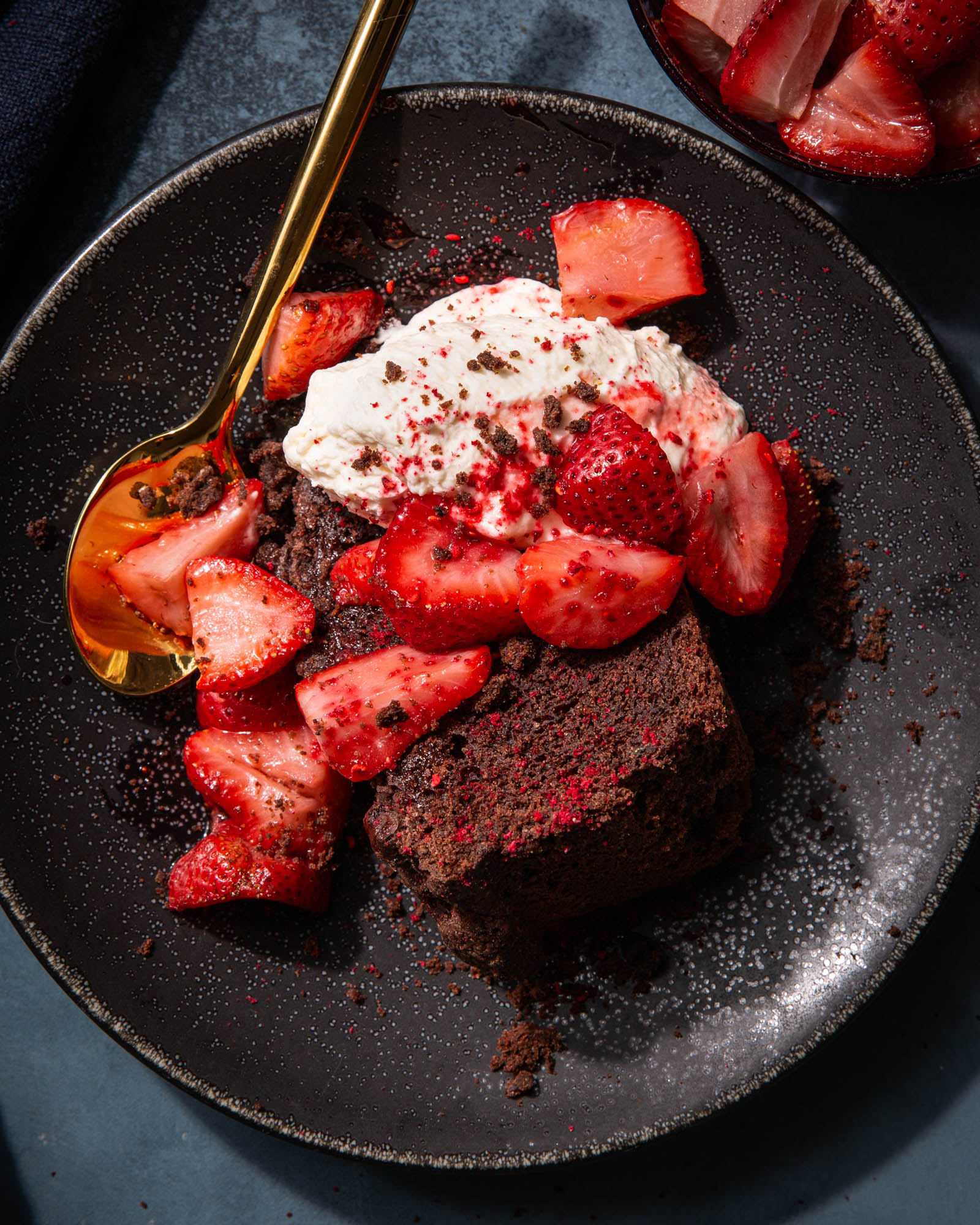 Chocolate Rosemary Snack Cake